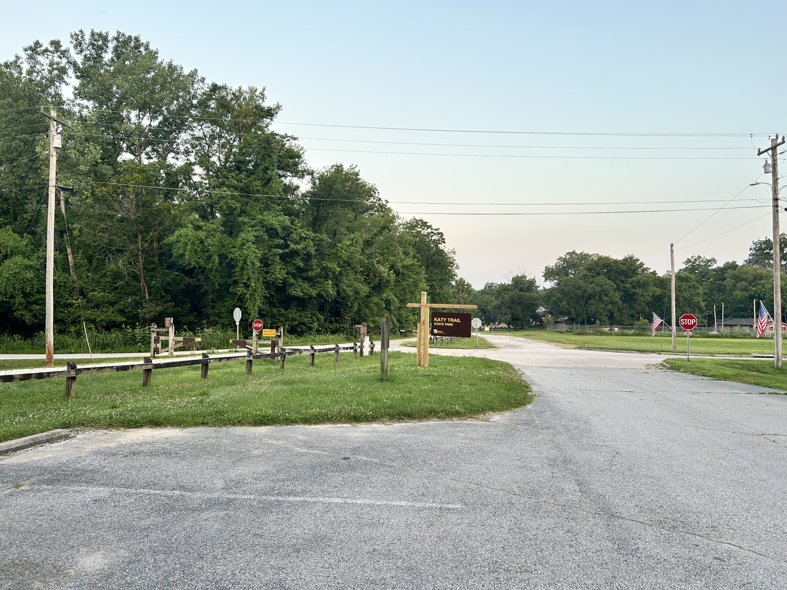 Katy Trail State Park trailhead